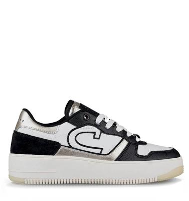 Cruyff - Campo low lux black/gold Leerlook Dames