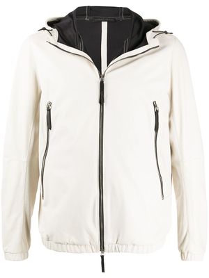 Giuseppe Zanotti veste zippée à capuche - Blanc