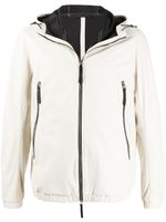 Giuseppe Zanotti veste zippée à capuche - Blanc