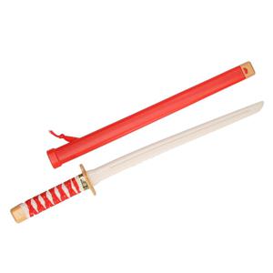 Ninja vechters zwaard - verkleed wapen - rood - 65 cm - speelgoed zwaarden