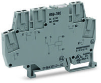 WAGO 859-390 Relaisklem Nominale spanning: 24 V/DC Schakelstroom (max.): 3 A 1x wisselcontact 25 stuk(s)