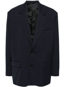 Acne Studios blazer à simple boutonnage - Bleu