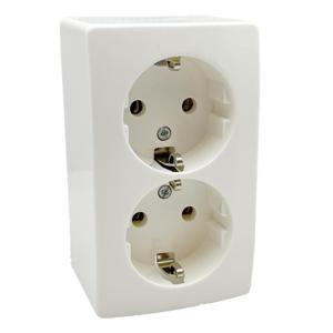 Peha Opbouw stopcontact RA PEHA dubbel LW - 4678995