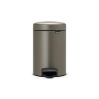 Brabantia newicon pedaalemmer 3l platinum
