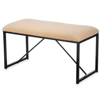 Bank Gift Decor TR23063-2 TR23063-2 Beige Metaal Stof 81 x 42 x 38 cm