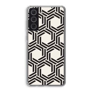 Geometrisch patroon: Samsung Galaxy S21 FE Transparant Hoesje