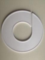 Maatring 9 cm wit onbedrukt blanko