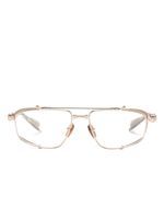 Balmain Eyewear lunettes de vue bicolores à monture pilote