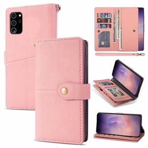 Samsung Galaxy S20 hoesje - Bookcase - Pasjeshouder - Portemonnee - Luxe - Kunstleer - Roze