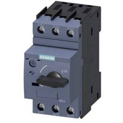 Siemens 3RV2411-0HA10 Vermogensschakelaar 1 stuk(s) Instelbereik (stroomsterkte): 0.55 - 0.8 A Schakelspanning (max.): 690 V/AC (b x h x d) 45 x 97 x 97 mm