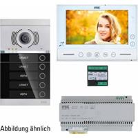 Grothe V-2V-VMO-ASA1-09WE Complete set voor Video-deurintercom 2-draads, WiFi Zwart