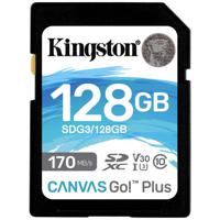 Kingston Technology 128GB SDXC Canvas Go Plus 170R C10 UHS-I U3 V30 - thumbnail