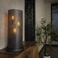 LifestyleFurn Tafellamp 'Terrie' 3-lamps, kleur Artic Zwart