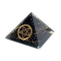 Orgonite Piramide Zwarte Toermalijn - Pentagram - (40 mm)