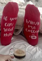Sokken met humortekst - koffie Sokken met humortekst - koffie