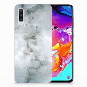 Hoesje maken Samsung Galaxy A70 Painting Grey