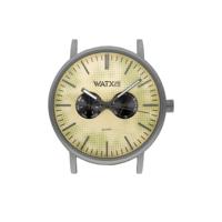 Horloge Uniseks Watx & Colors WXCA2724 Geel Grijs (Ø 44 mm)