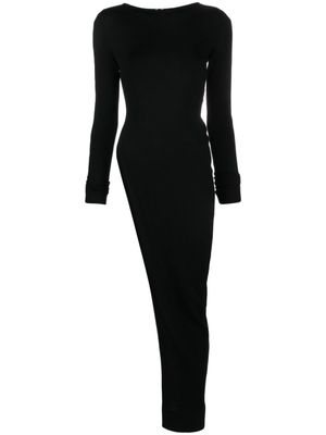 Rick Owens pull Biker Level asymétrique en cachemire - Noir
