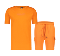 24 Uomo Polyester Zomerset Cargo Oranje - Maat S - Kleur: Oranje | Soccerfanshop