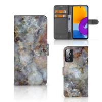 Samsung Galaxy M52 | Bookcase | Marmer Grijs