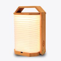 Lantaarn lamp bamboe licht hout