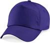 Beechfield CB10B Junior Original 5 Panel Cap - Purple - One Size