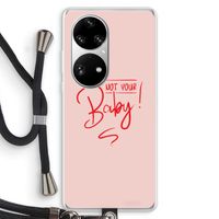 Not Your Baby: Huawei P50 Pro Transparant Hoesje met koord