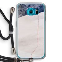 Stone White: Samsung Galaxy S6 Transparant Hoesje met koord