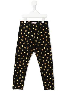 Chiara Ferragni Kids Legging met logoprint - Zwart