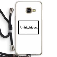 Ambitchious: Samsung Galaxy A3 (2016) Transparant Hoesje met koord