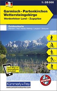 Wandelkaart 03 Outdoorkarte Garmisch-Partenkirchen - Wettersteingebirg