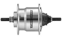 Ursus Sturmeyarcher versnellingsnaaf 4 speed sturmey archer x-rf4 36 gaats 170 mm aslengte zilver