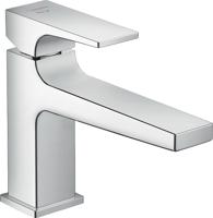 Hansgrohe Metropol ééngreeps wastafelmengkraan 100 CoolStart met rechte greep en PushOpen afvoerplug, chroom