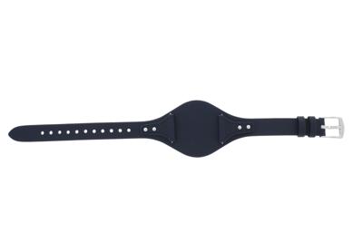 Horlogeband Fossil ES4113 Onderliggend Leder Blauw 18mm