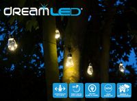 Dreamled vintage verlichting - 5 meter met 10 ledlampen Dreamled vintage verlichting - 5 meter met 10 ledlampen