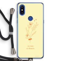 No rain no flowers: Xiaomi Mi Mix 3 Transparant Hoesje met koord