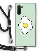 Spiegelei: Samsung Galaxy Note 10 Transparant Hoesje met koord