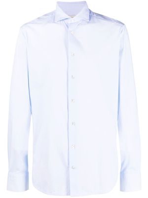Traiano Milano chemise à col pointu - Bleu