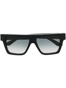 Yohji Yamamoto lunettes de soleil à monture oversize - Noir