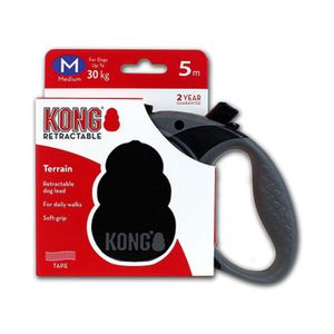 KONG Retractable Leash Terrain - M - Zwart