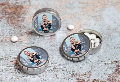 Snoepdoosjes Grijs (Set van 24)