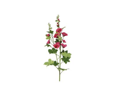 Kunstbloem Alcea 180x24x14 cm d.rz - Countryfield