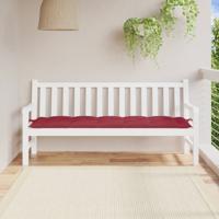VidaXL Tuinbankkussen 180x50x7 cm oxford stof wijnrood