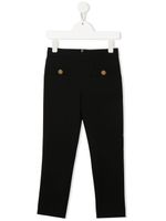 Balmain Kids pantalon droit à fermeture zippée - Noir