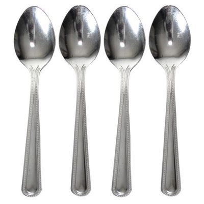 Koffielepels/theelepels - 4x - RVS - 11 cm