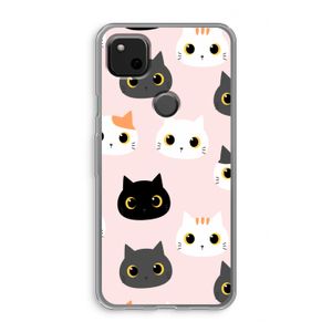 Katten: Google Pixel 4a Transparant Hoesje