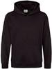 Just Cool JH001K Kids´ Hoodie - Jet Black - 3/4 (XS)