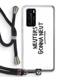 Neuters: Huawei P40 Transparant Hoesje met koord
