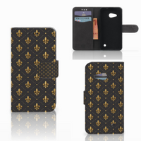 Microsoft Lumia 550 Telefoon Hoesje Franse Lelie - thumbnail