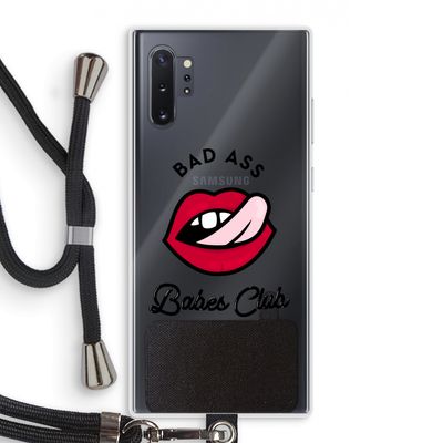 Badass Babes Club: Samsung Galaxy Note 10 Plus Transparant Hoesje met koord